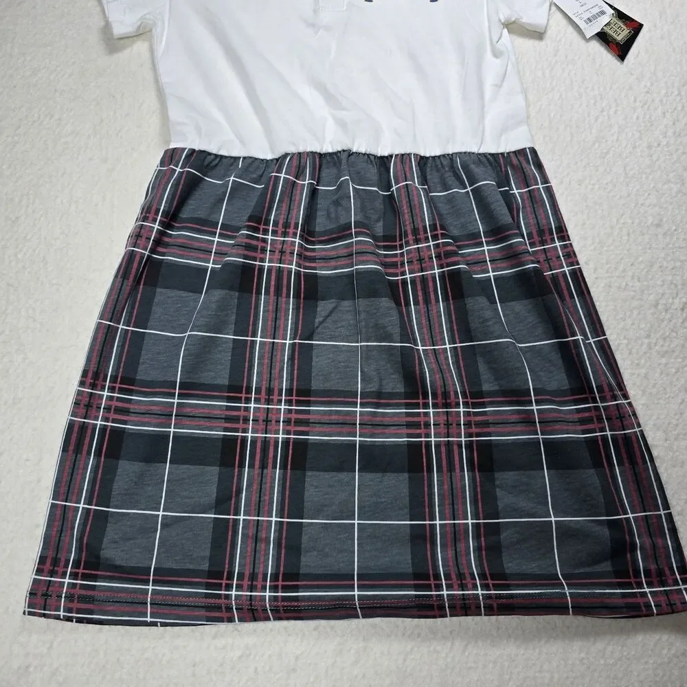 NWT Beetlejuice Girls Northanger School Dress Uniform Size L 10/12 Costume